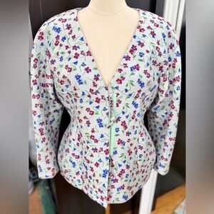 Altuzarra 2017 Pre-fall Silk Blend Brocade Jacket excellent condition
